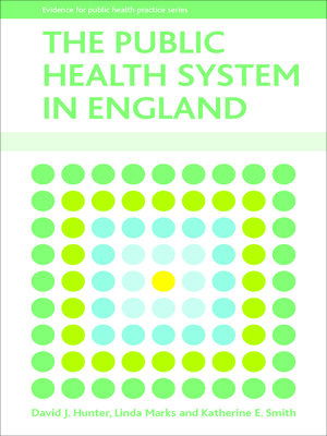 cover image of The public health system in England